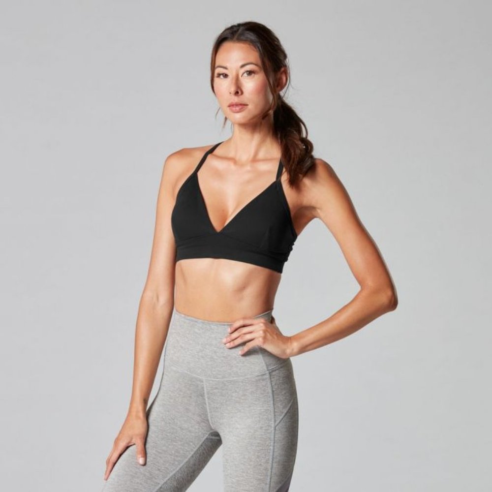 NWT Tavi Noir Studio Bra in Ebony